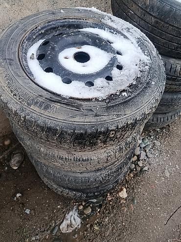 покрышка 13: Колеса в сборе 165 / 70 / R 14, Зима, Б/у, Комплект, Легковые, Железные, отверстий - 4 — 1