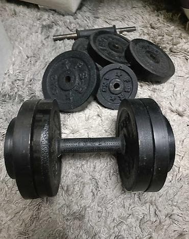 дом дракона: Разборные гантели с металлическими блинами - Комплект: 2 гантели. - — 2