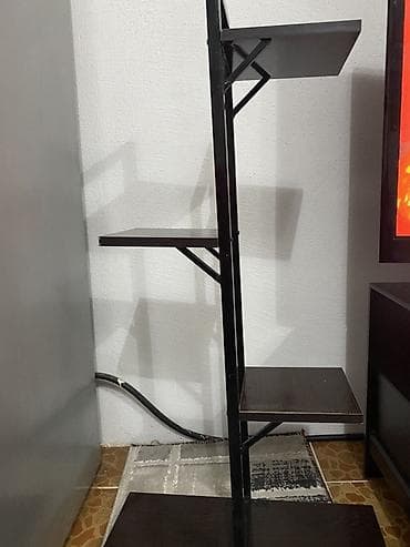 Этажерка-стеллаж с 5 полками - Компактный вертикальный стеллаж на