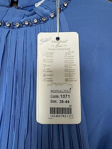 вечерний: Платье Munalissa Line, код модели 1071 - Цвет: небесно-голубой - — 3