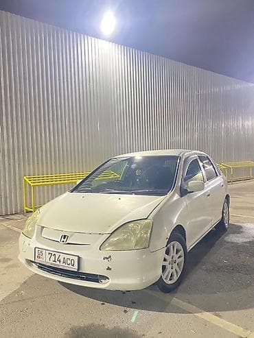 Honda Civic: 2001 г., 1.7 л, Вариатор, Бензин, Хэтчбэк
