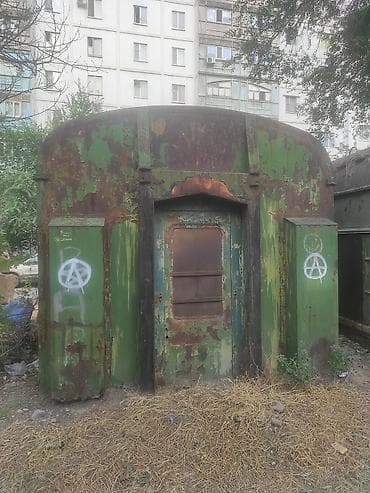 Гараждар: Металлический бокс/гараж из кузова железнодорожного вагона - — 2