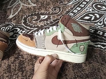 Мужские кроссовки, 37, Nike, Б/у, цвет - Коричневый — 8