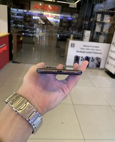 iphone se 32gb: IPhone 11, Б/у, 64 ГБ, Черный, Защитное стекло, 91 % — 5