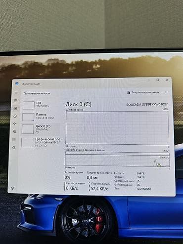pub: Компьютер, ядер - 6, ОЗУ 32 ГБ, Для несложных задач, Б/у, Intel Core i5, NVIDIA GeForce RTX 3070, NVMe — 10