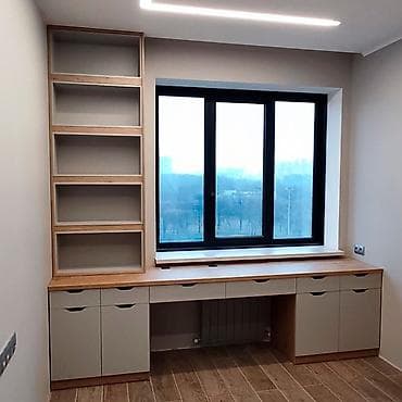 Стол жана отургуч комплекттери: Буйрутма эмеректер, Ашкана, Ашкана гарнитурасы, Шкаф, Керебет — 4