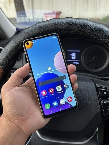 galaxy tab 3: Samsung Galaxy A21S, Б/у, 64 ГБ, цвет - Белый, 2 SIM — 2