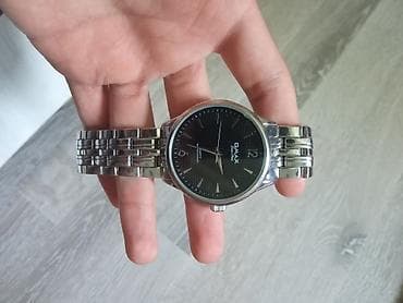 swatch zero one: Наручные часы OMAX - Классический аналоговый циферблат черного цвета — 1