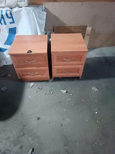 Лакокрасочные материалы: Спальный гарнитур, Двуспальная кровать, Дерево, цвет - Коричневый — 2