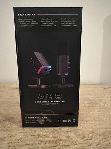 микрофон для компьютера: Конденсаторный USB‑микрофон для стриминга, подкастов и видеосвязи. - — 9