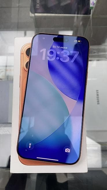 nokia e: IPhone 17 Pro Max, Б/у, 1 ТБ, Оранжевый, Коробка, 100 % — 2