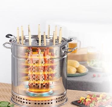 gril: Шашлычница на углях Charcoal Grill купить в Бишкеке — компактный — 7