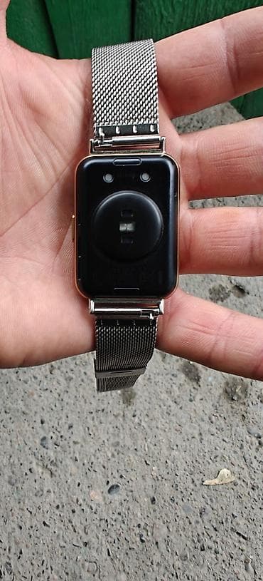 smart wach: Huawei Watch Fit 2 Active Gold стильные умные часы с ярким — 3