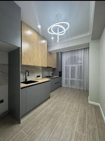 Квартиры: 2 комнаты, 55 м², Асанбай мкр Элитка, 14 этаж, Дизайнерский ремонт — 2