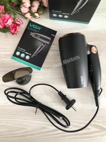 дороже: Мощный компактный дорожный электрический фен для волос VGR V-439 — 2