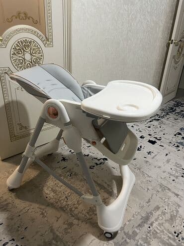 kidilo стульчик для кормления: Стульчик для кормления, Б/у, Другой бренд, Пластик, Трансформер, цвет - Белый, Платная доставка, Бесплатная доставка, Самовывоз — 7