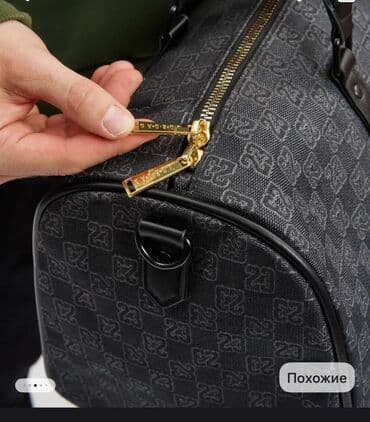 женскую дорожную сумку на колесах: Спортивная сумка, Материал: Экокожа, Унисекс, Новый — 2