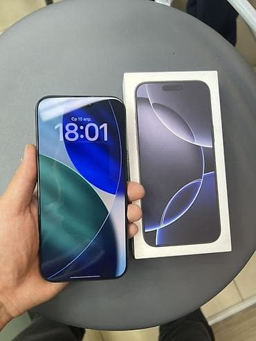 eos 1100d: IPhone 16 Pro Max, 256 ГБ, Black Titanium, Коробка, 89 % — 2