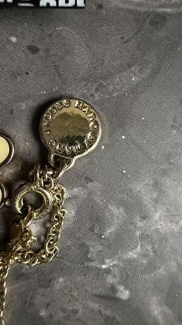 серёжки клипсы: Комплект украшений Marc by Marc Jacobs — ожерелье и серьги-гвоздики — 3