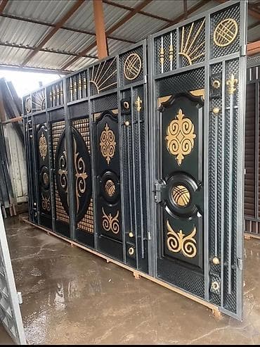 Распашные ворота: Металлоконструкции для дома: ворота, калитки, заборные секции и — 10