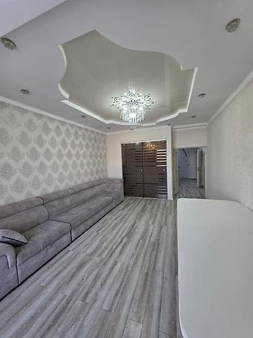 ничего: 3 комнаты, 94 м², Учкун мкр Индивидуалка, 3 этаж, Дизайнерский ремонт — 1