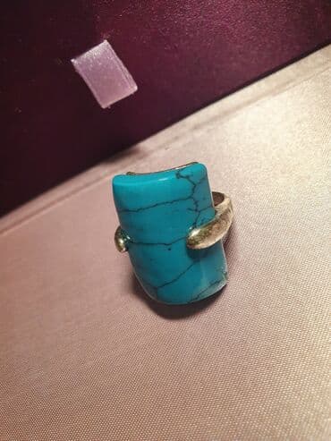 свадебные платья для покрытых: Продаю кольцо размер 18,5 Камень натуральный - Бирюза — 2