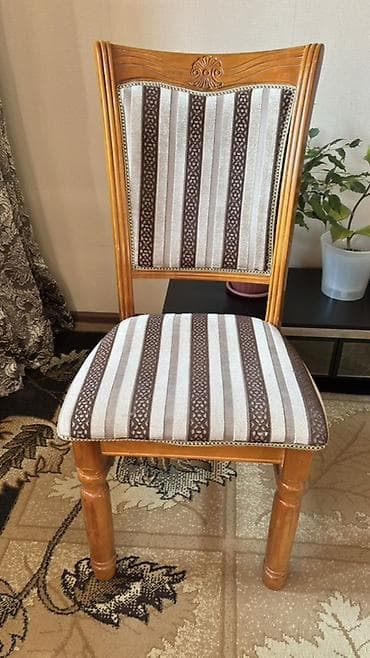 Мебель: Стул для кухни, Дерево, цвет - Коричневый — 1