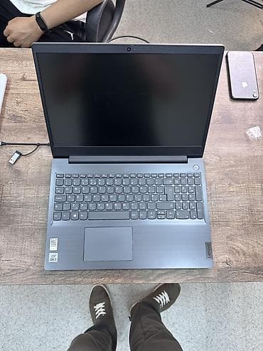 Ноутбуки Lenovo: Lenovo 15.6" ноутбук для работы и учебы - Экран 15.6", матовый, узкие — 4