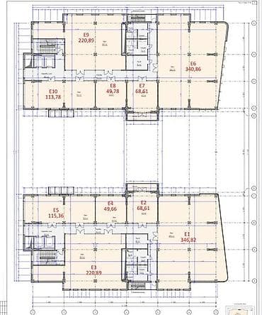 premium development: Продажа офисов 50 м², Без ремонта, Без мебели, Бизнес центр, 6 этаж — 4