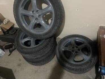 honda stepwgn 2001: Колеса в сборе 215 / 55 / R 17, Зима, Б/у, Комплект, Легковые, Литые, отверстий - 5 — 4