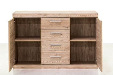 купить тумбу прикроватную: Тумба традиционная 2Д 4Я (Oskar 2D4S), коллекции Оскар, Дуб Санремо — 4