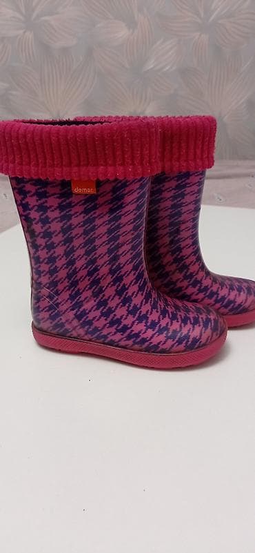 Балдар электр унаалары: Сапоги деткие резиновые 26-27 Польша. с лёгким утеплением. самовывоз 6 — 1