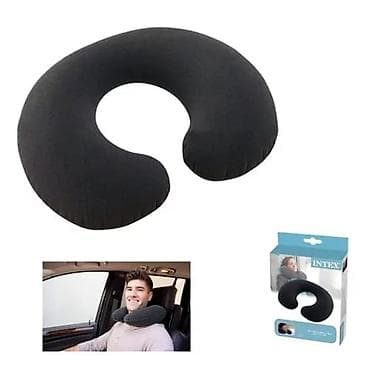 Intex 68675 надувная подушка, подголовник Travel Pillow Длина: 36 см