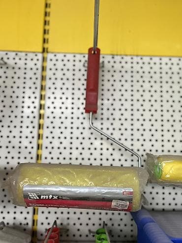 валик прикаточный: Малярный валик MTX с ручкой - Тип: малярный валик на скобе, с — 1