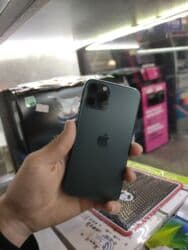 корпоративная симкарта: IPhone 11 Pro, Колдонулган, 64 ГБ, Жашыл, Коргоочу айнек, Каптама, Кабель, 75 % — 3