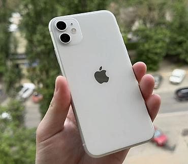 a 13: IPhone 11, Б/у, 128 ГБ, Белый, Зарядное устройство, Чехол, Кабель, 78 % — 2