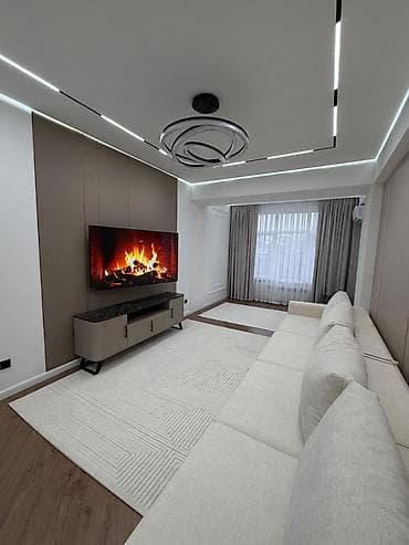 бишкек рабочий городок: 4 комнаты, 128 м², Элитка, 2 этаж, Дизайнерский ремонт — 1