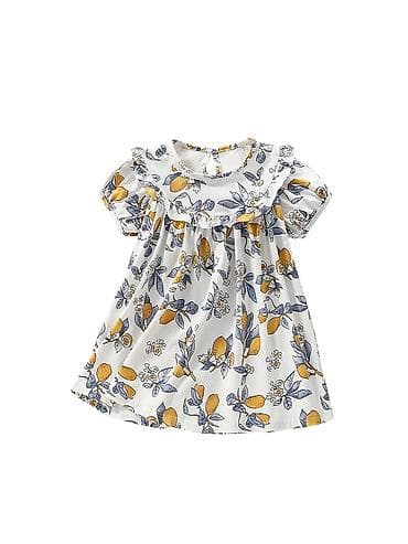 Платья: Детское платье, цвет - Белый, Новый — 4