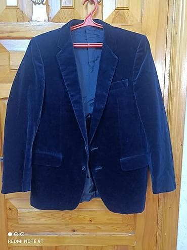 Жынсылар: Мужские пиджаки (2 модели) 1) Бархатный пиджак - Цвет: темно-синий — 1