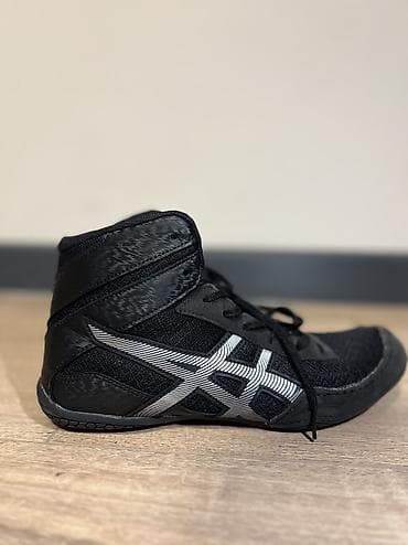 Босоножки, сандалии, шлепанцы: Мужские кроссовки, 40.5, Asics, Б/у, цвет - Черный, Самовывоз — 4