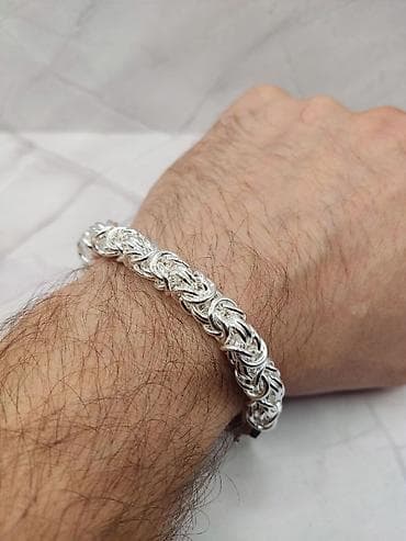 Жеке буюмдар: Чынжыр, Бисмарк, Үлгүсү 925, Эркектердики, Жаңы — 4