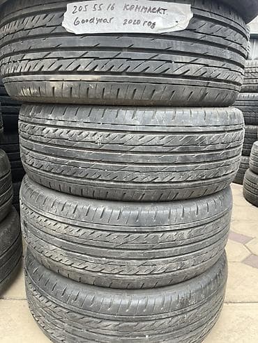 oz future: Шины 205 / 55 / R 16, Лето, Б/у, Комплект, Легковые, GoodYear — 1