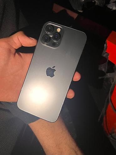 поко x3 pro: IPhone 12 Pro Max, Б/у, 256 ГБ, Графит, Зарядное устройство, Защитное стекло, Чехол, 77 % — 3