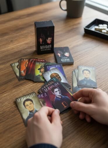 Мафия игра настольная для детей и взрослых🌟 Комплектация товара: 40