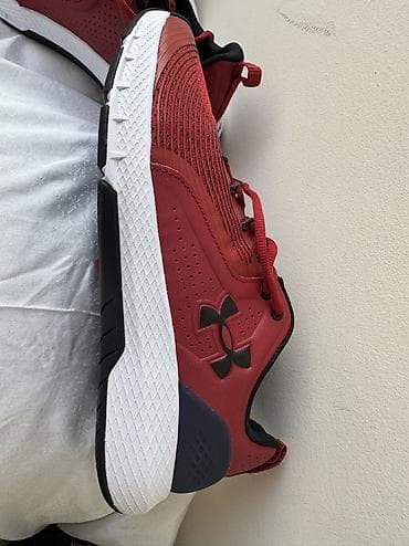 Личные вещи: Мужские кроссовки, 44, Under Armour, Новый, цвет - Красный, Самовывоз — 4