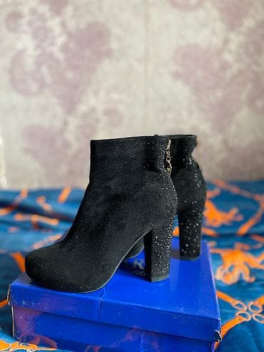 pull and beer: Ботинки, 37, Caprice, Б/у, цвет - Черный, Самовывоз — 1