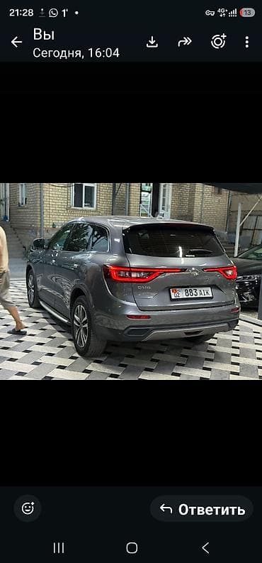 Унаа сатуу: Renault QM6: 2021 г., 0.2 - engine capacity л, Автомат, Бензин, Кроссовер — 1