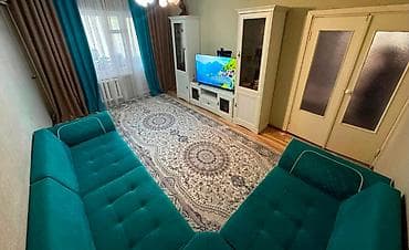 Квартиры: 3 комнаты, 62 м², Асанбай мкр 105 серия, 4 этаж, Косметический ремонт — 10
