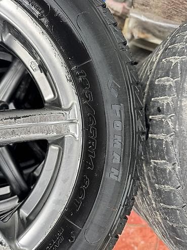 Шиналар жана дисктер: Дөңгөлөктөр монтажда 185 / 65 / R 14, Кыш, Комплект, Жеңил унаалар, Куйма — 2