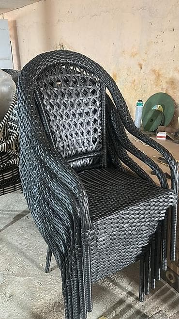 Шкафы: Комплект садовой мебели, Стол, Ротанг — 8